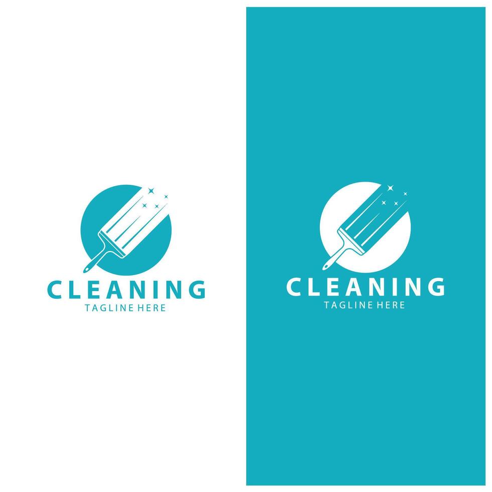 schoonmaak logo schoonmaak huis logo schoonmaak venster logo vector ontwerp