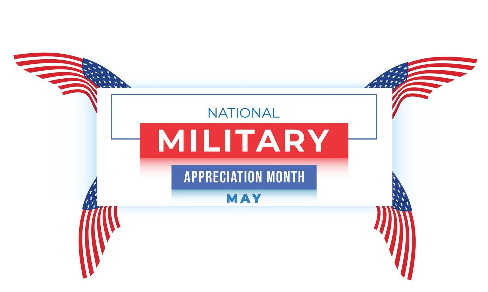 nationaal leger waardering maand. achtergrond, banier, kaart, poster, sjabloon. vector illustratie.