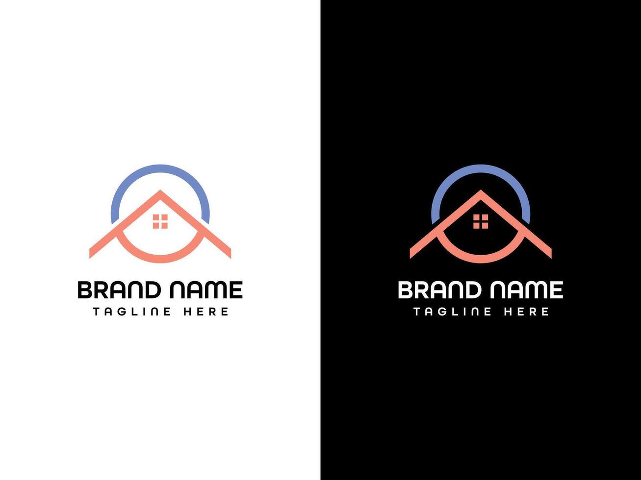 modern bedrijf huis logo ontwerp vector