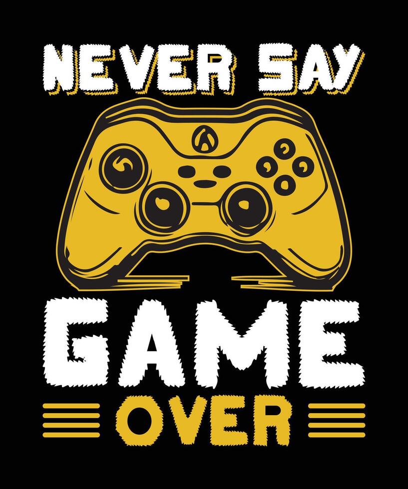 gaming t-shirt ontwerp vector