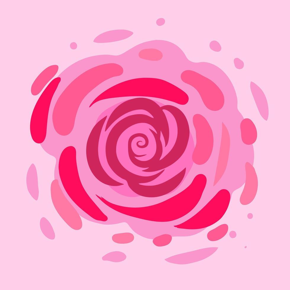 abstract roos clip art bloem vector