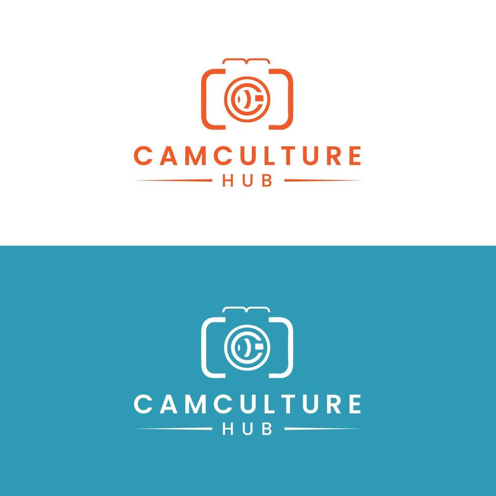 camera logo ontwerp vector