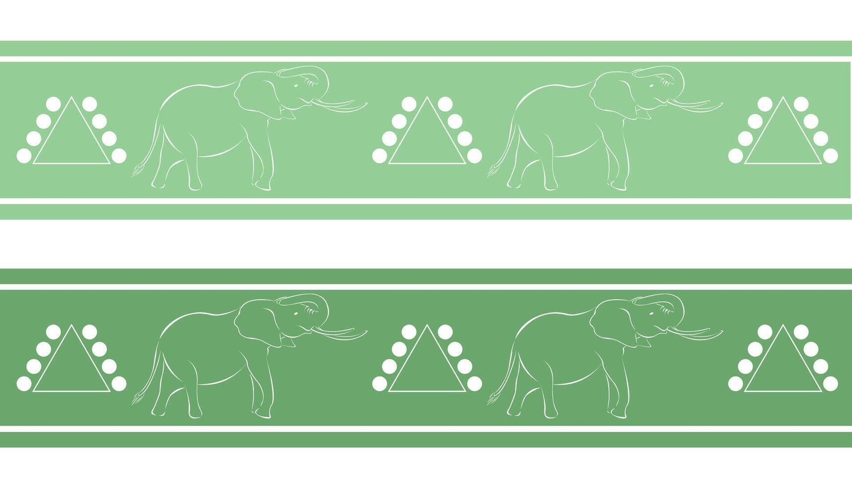 Afrikaanse olifant patroon ontwerp. naadloos patroon voor behang, afdrukken, textiel, kleding stof. vector