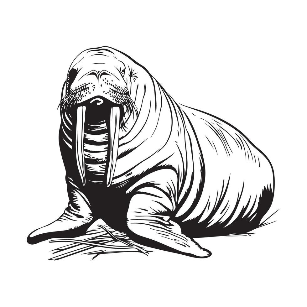 walrus afbeeldingen vector, illustratie van walrus vector