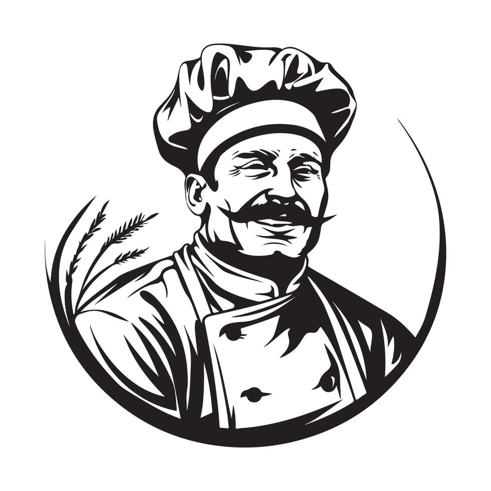 chef vector logo, kunst, pictogrammen, en grafiek