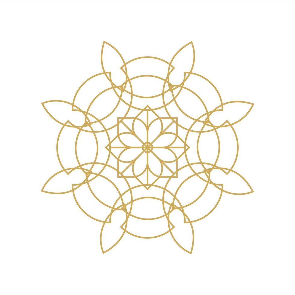 abstarct luxe logo vector element