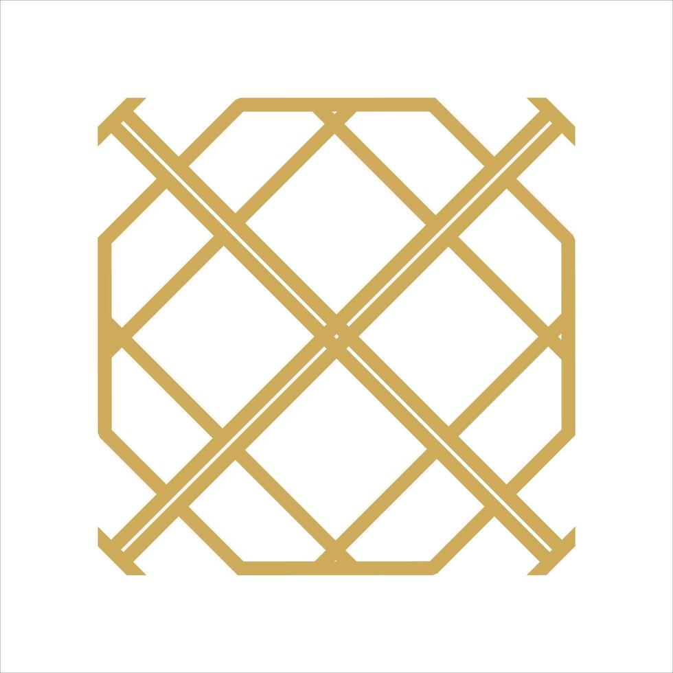 abstarct luxe logo vector element