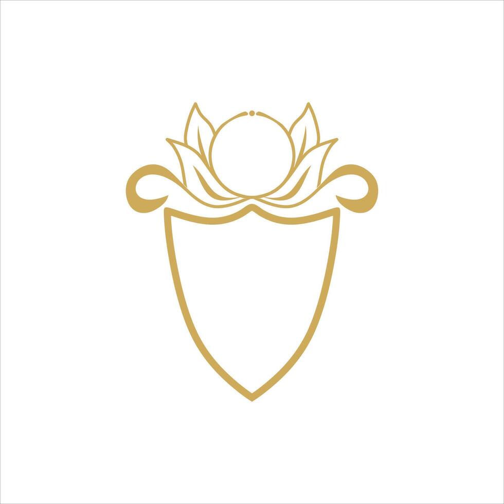 abstarct luxe logo vector element