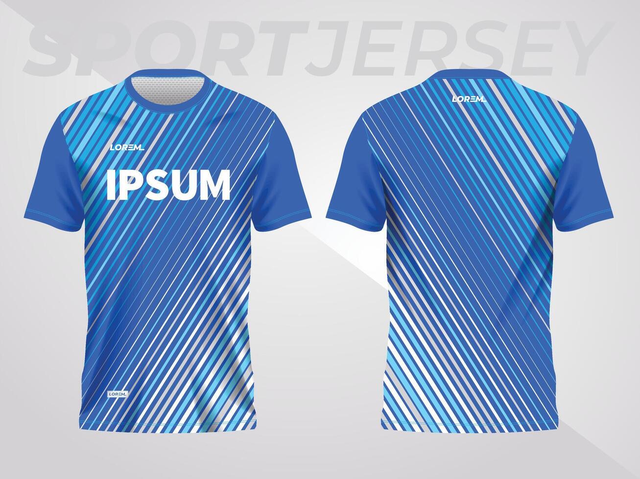 blauw abstract achtergrond en patroon voor sport Jersey sjabloon vector