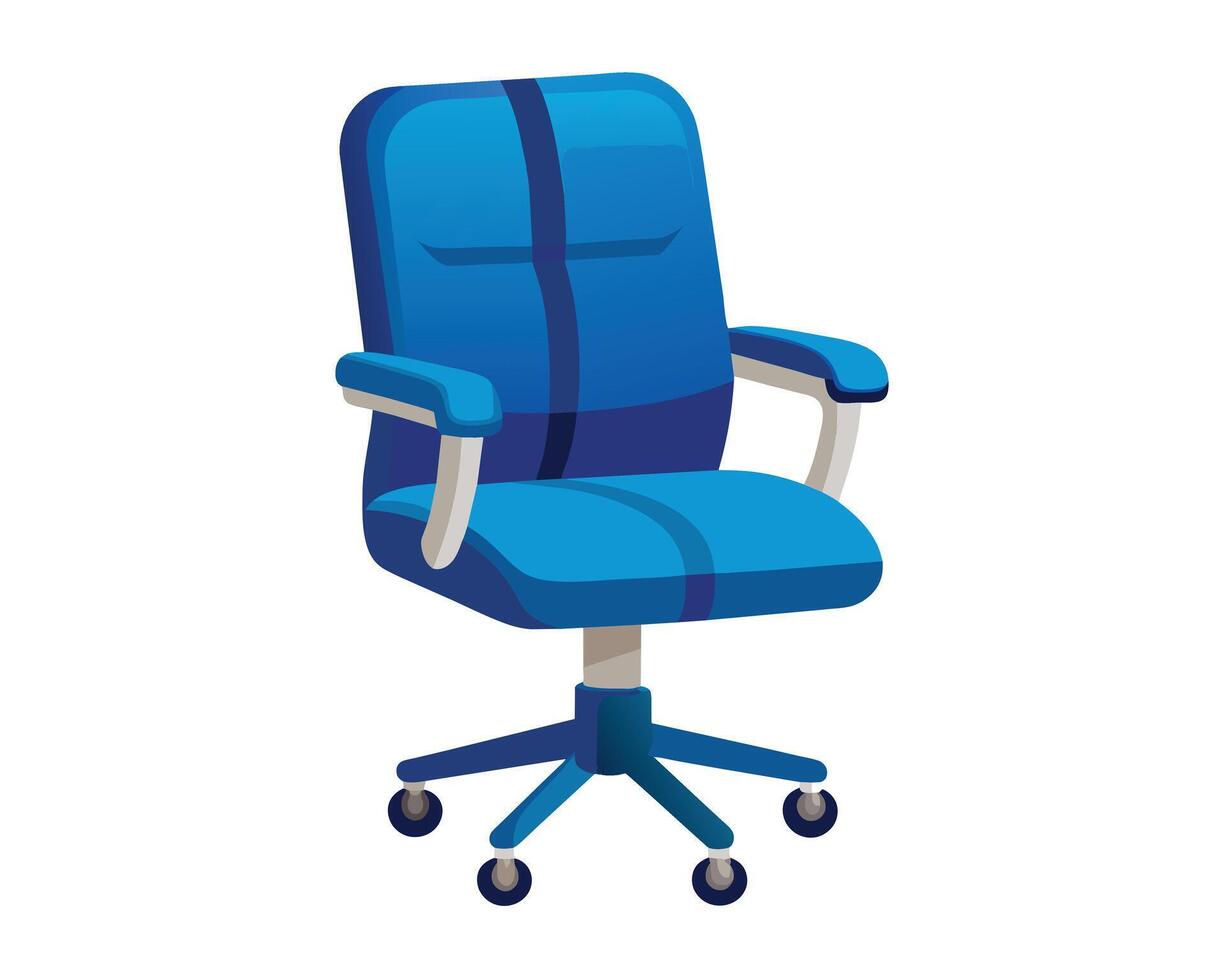 comfortabel kantoor stoel vector illustratie