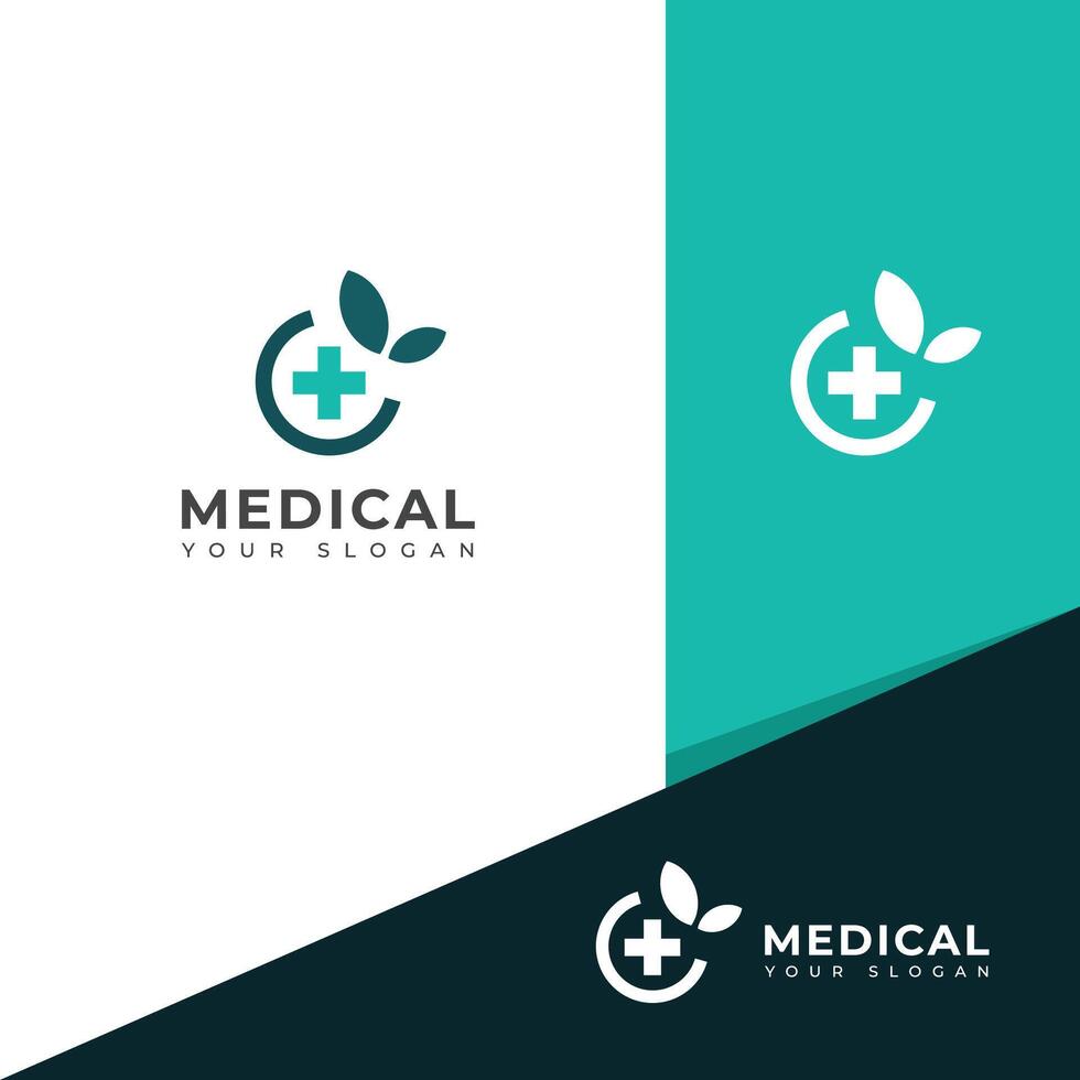 creatief modern medisch logo ontwerp. vector