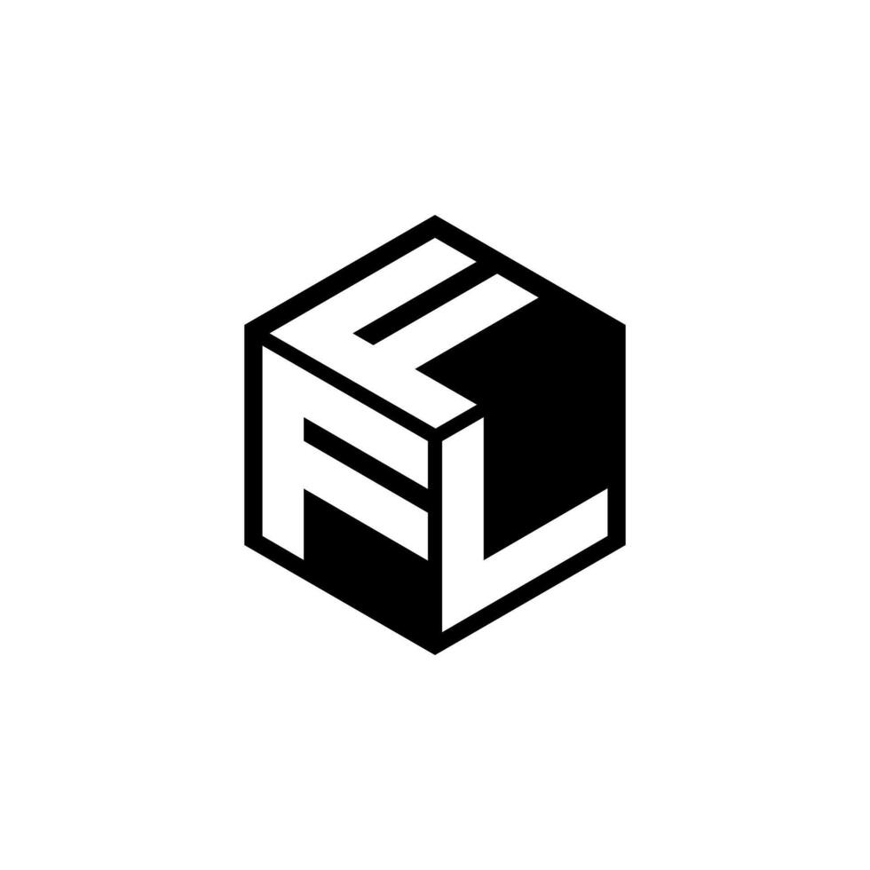 flf brief logo ontwerp, inspiratie voor een uniek identiteit. modern elegantie en creatief ontwerp. watermerk uw succes met de opvallend deze logo. vector