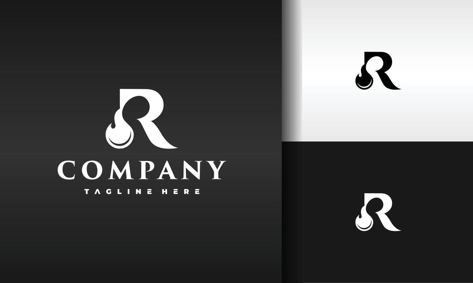 brief r brand logo vector