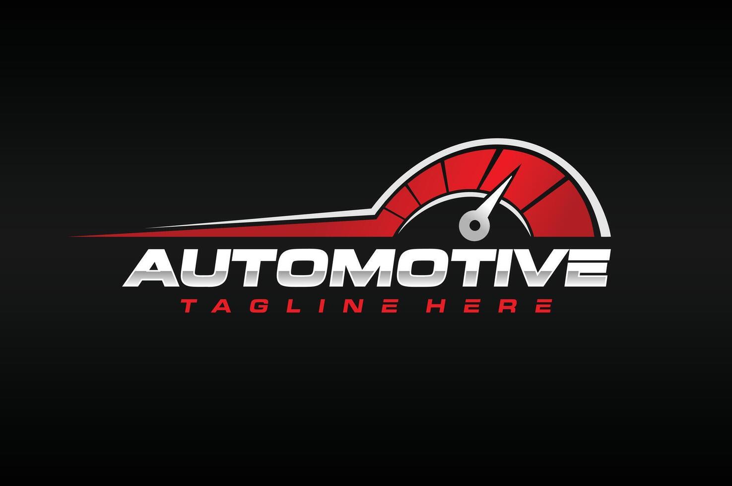 snelheidsmeter snel automotive logo vector