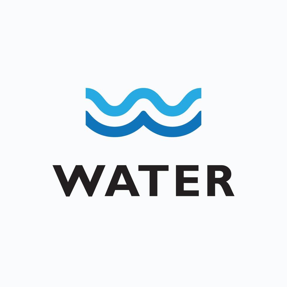 water Golf logo sjabloon vector