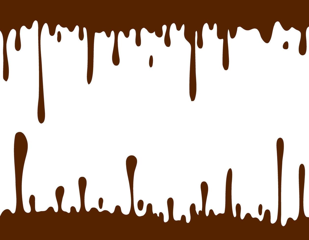 chocola druppels en vlekken. modern poster van vers melk plons Aan licht achtergrond, vlak ontwerp. klap van melk. vector illustratie, eps 10.