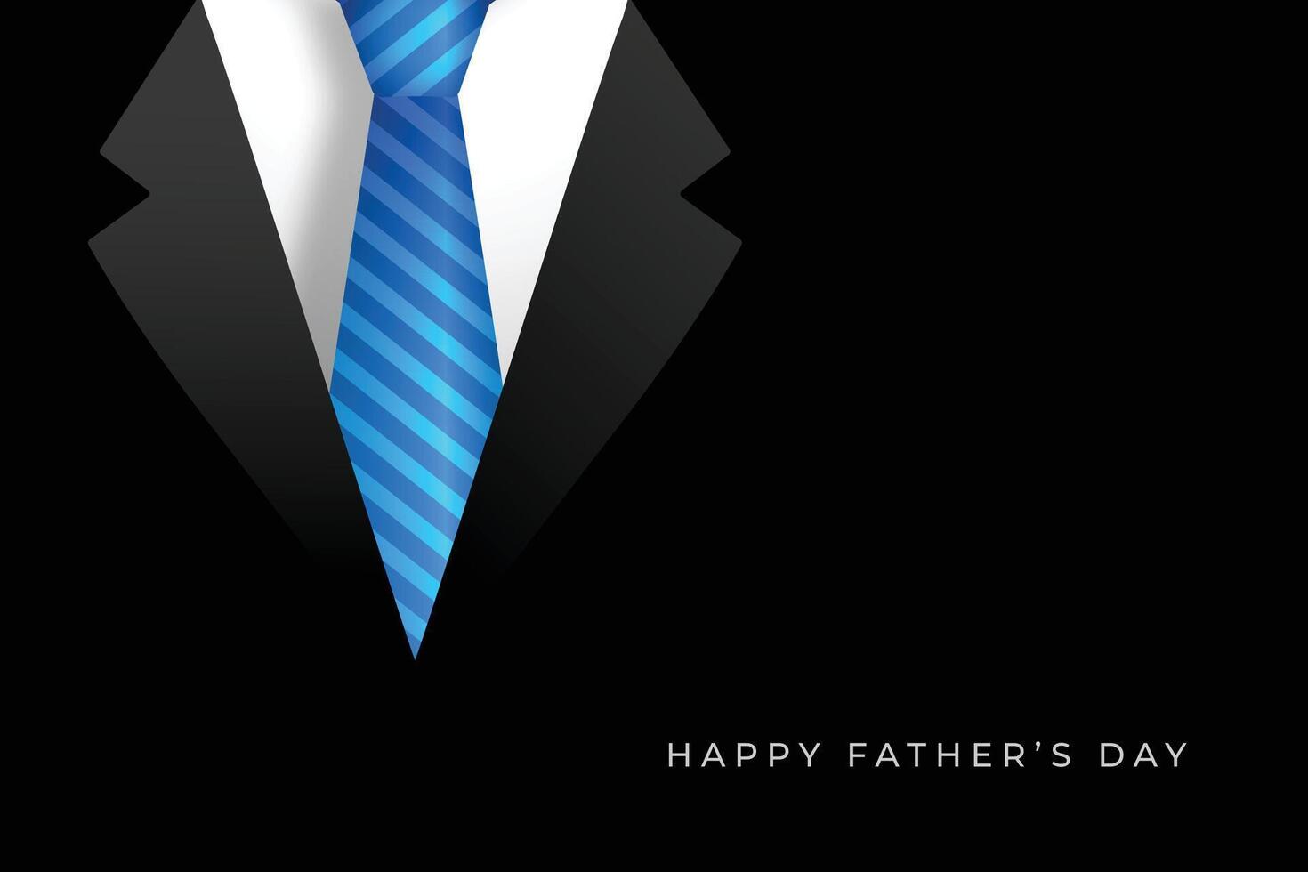 gelukkig vaders dag achtergrond met jas en stropdas ontwerp vector