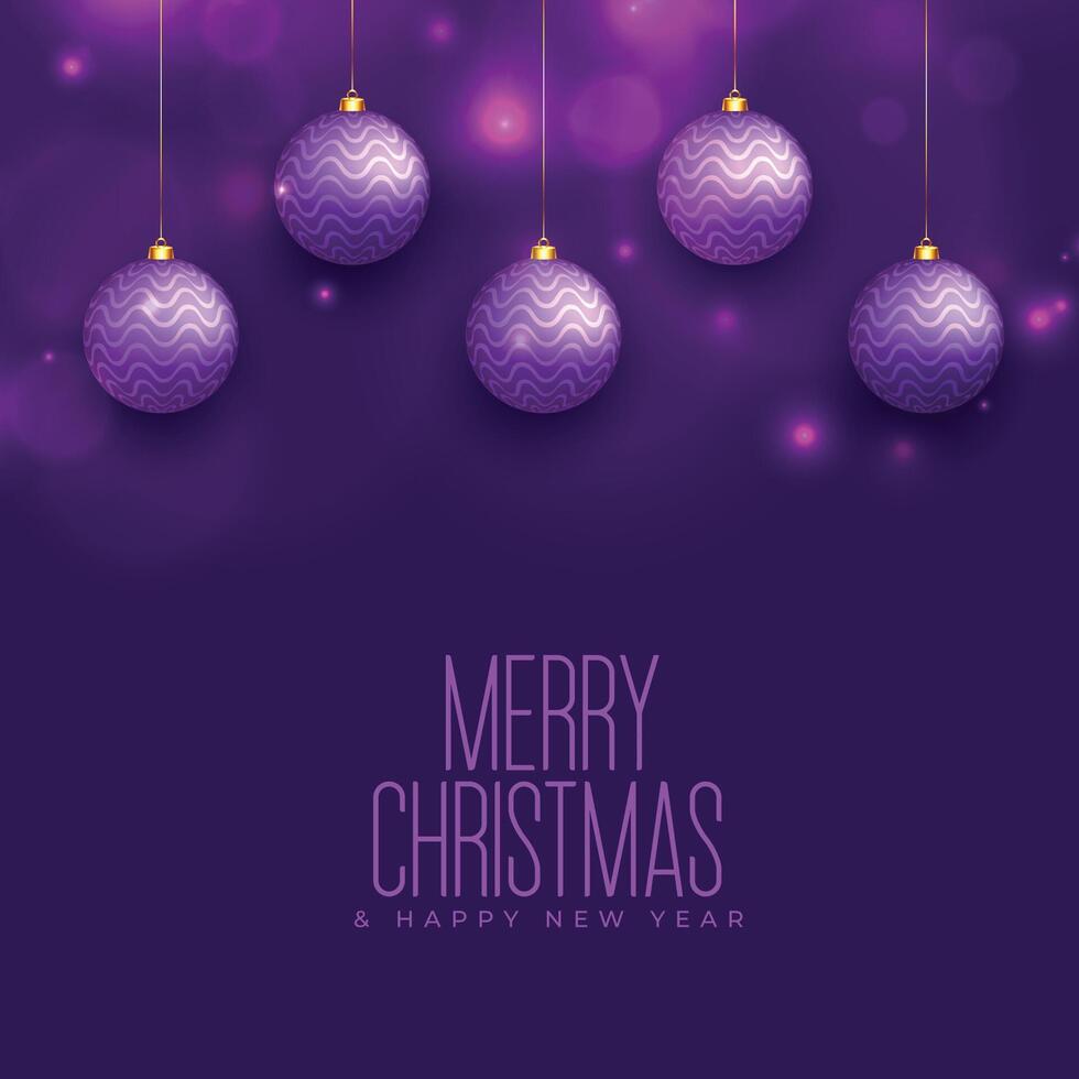 realistisch Kerstmis achtergrond met ballen decoratie ontwerp vector