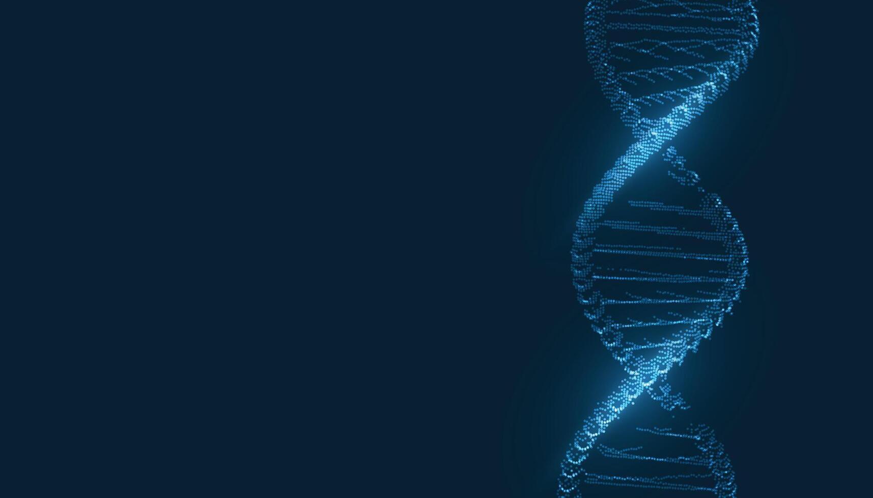 medisch dna structuur achtergrond met tekst ruimte vector