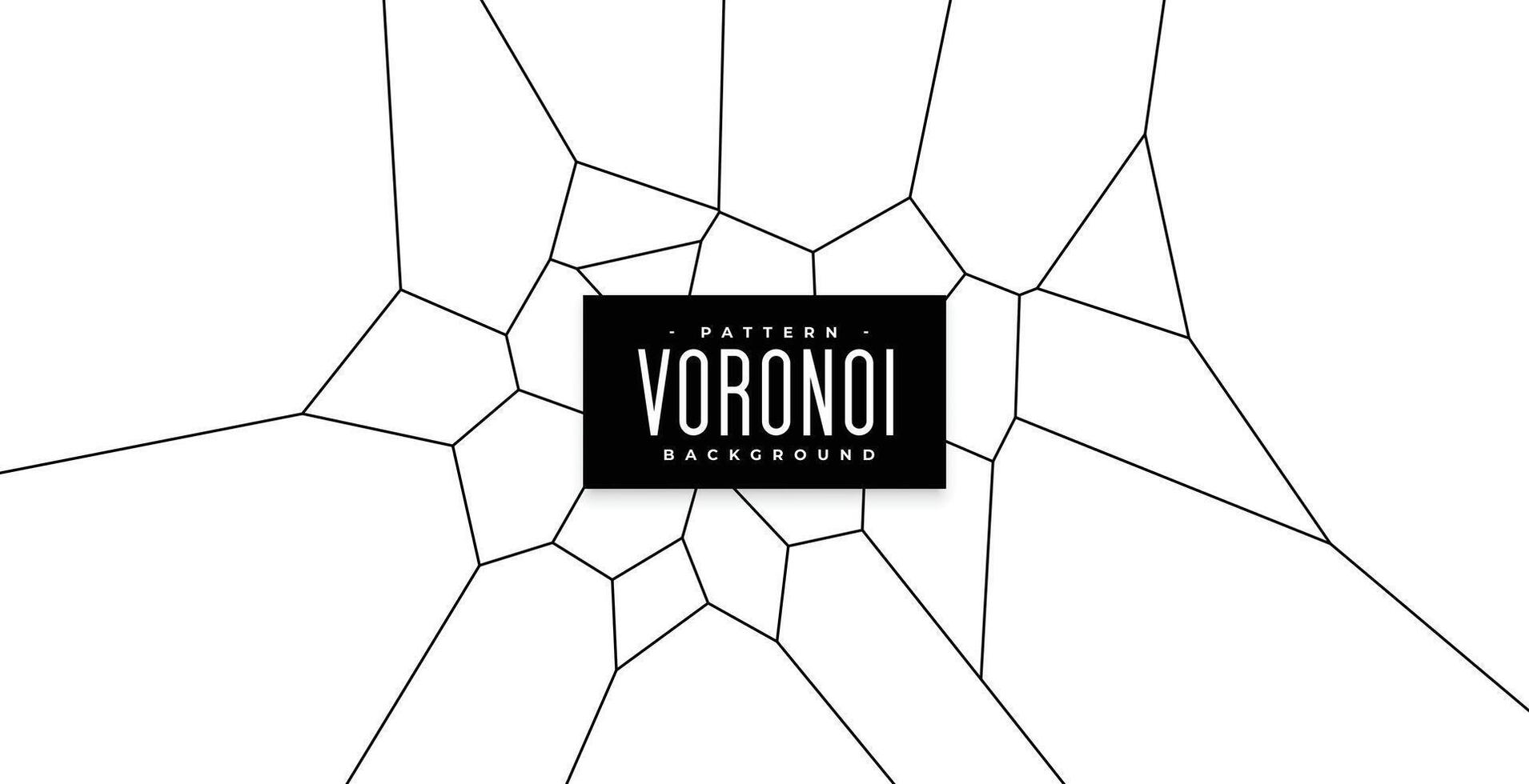 voronoi lijn patroon structuur achtergrond vector