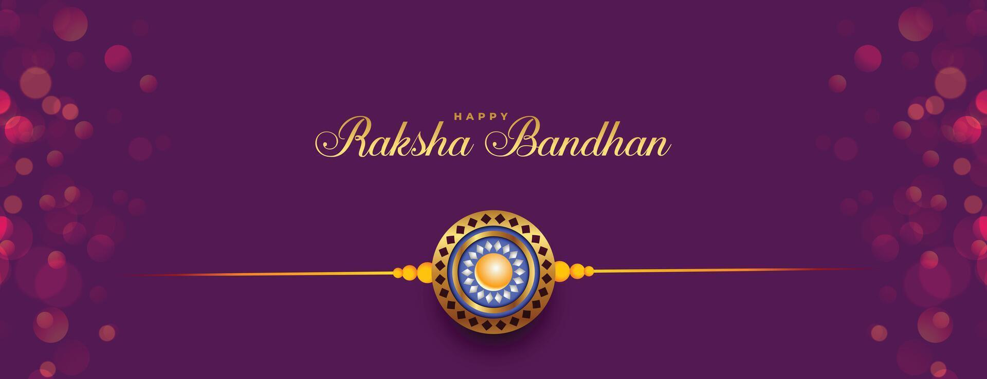 mooi raksha bandhan Indisch festival klassiek banier ontwerp vector