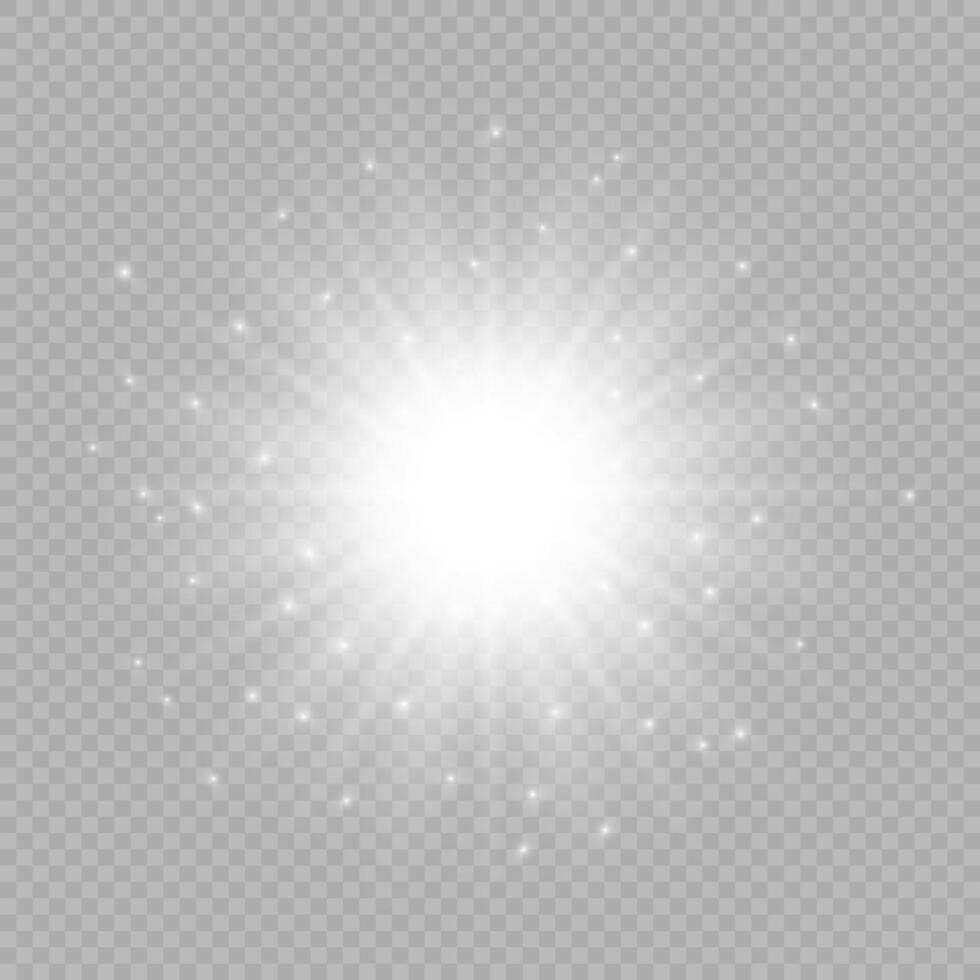 licht effect van lens fakkels vector