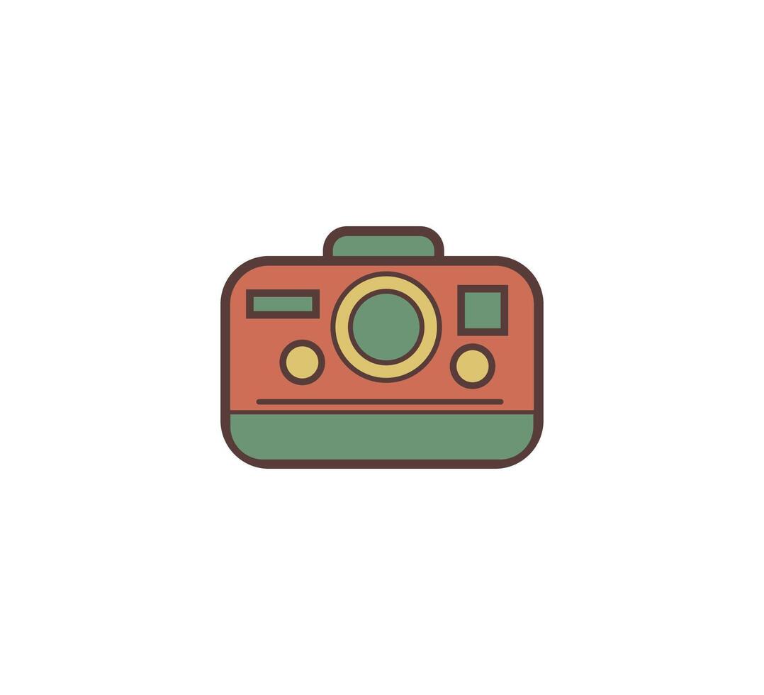 camera retro icoon vector ontwerp