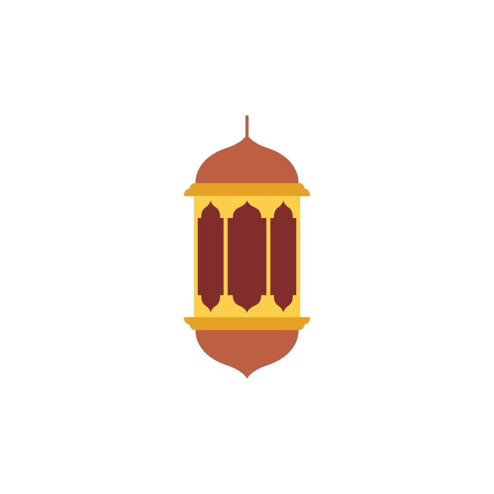 islamitisch lantaarn icoon vector
