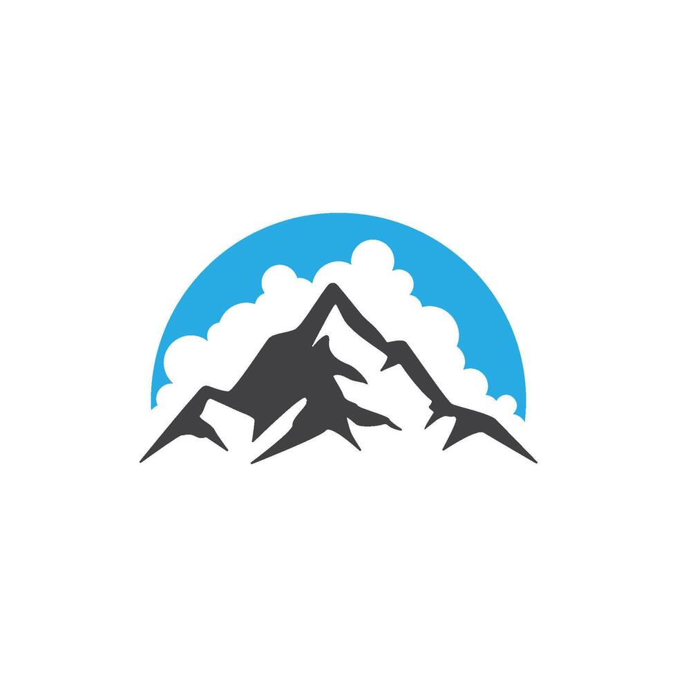 berg logo icoon ontwerp vector