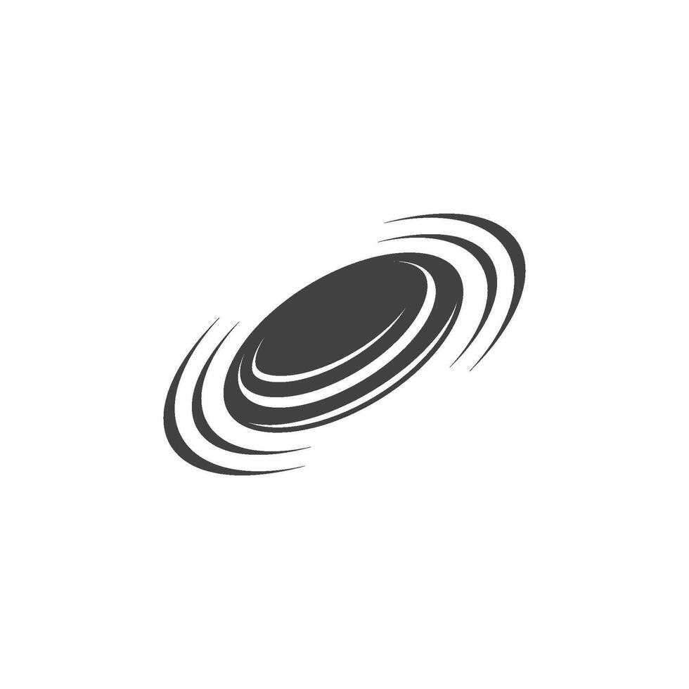frisbee logo icoon vector