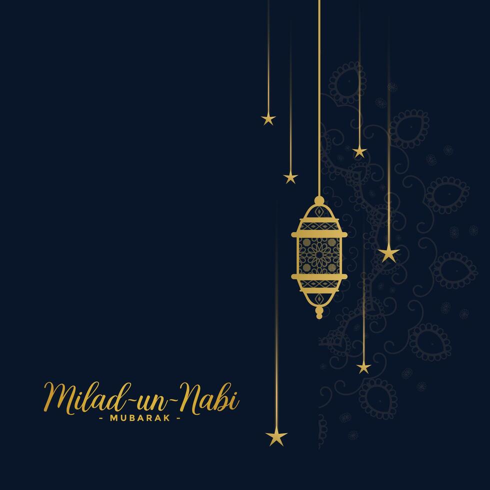 milad un nabi decoratief Islamitisch kaart ontwerp vector