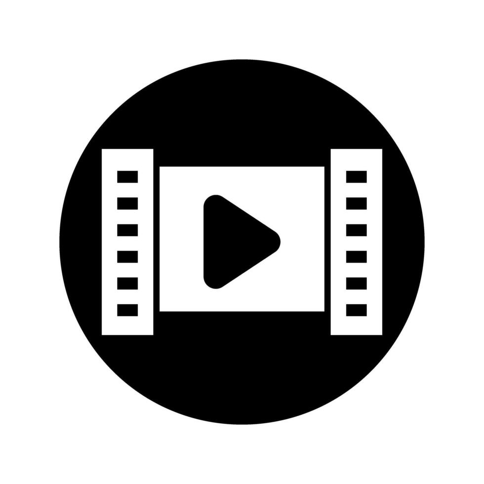 Speel video icoon vector. media speler illustratie teken. video symbool. Speel logo. vector