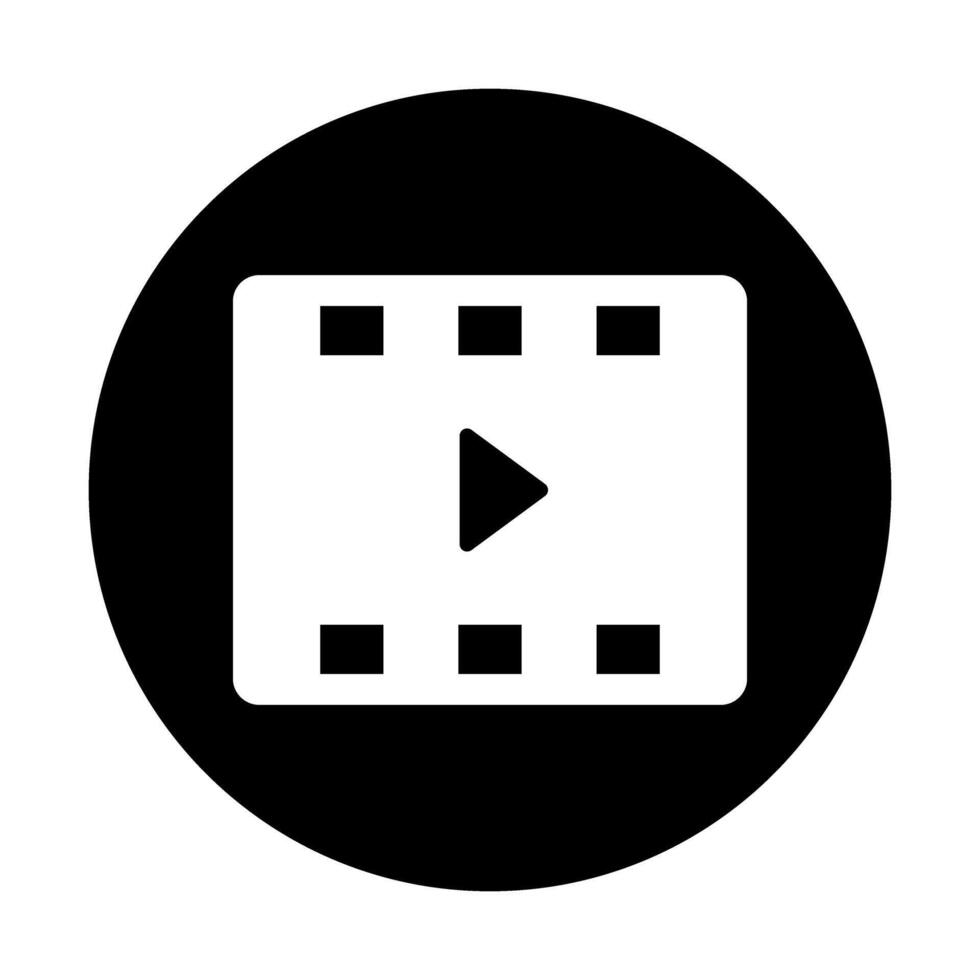 Speel video icoon vector. media speler illustratie teken. video symbool. Speel logo. vector