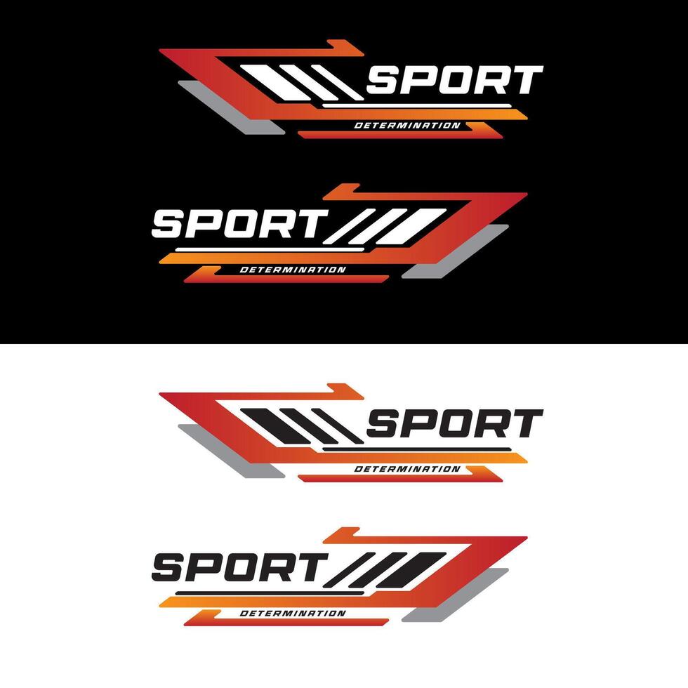 sport racing strepen auto stickers. wijziging lichaam snelheid en drift vinyl sticker geïsoleerd reeks Sjablonen vector