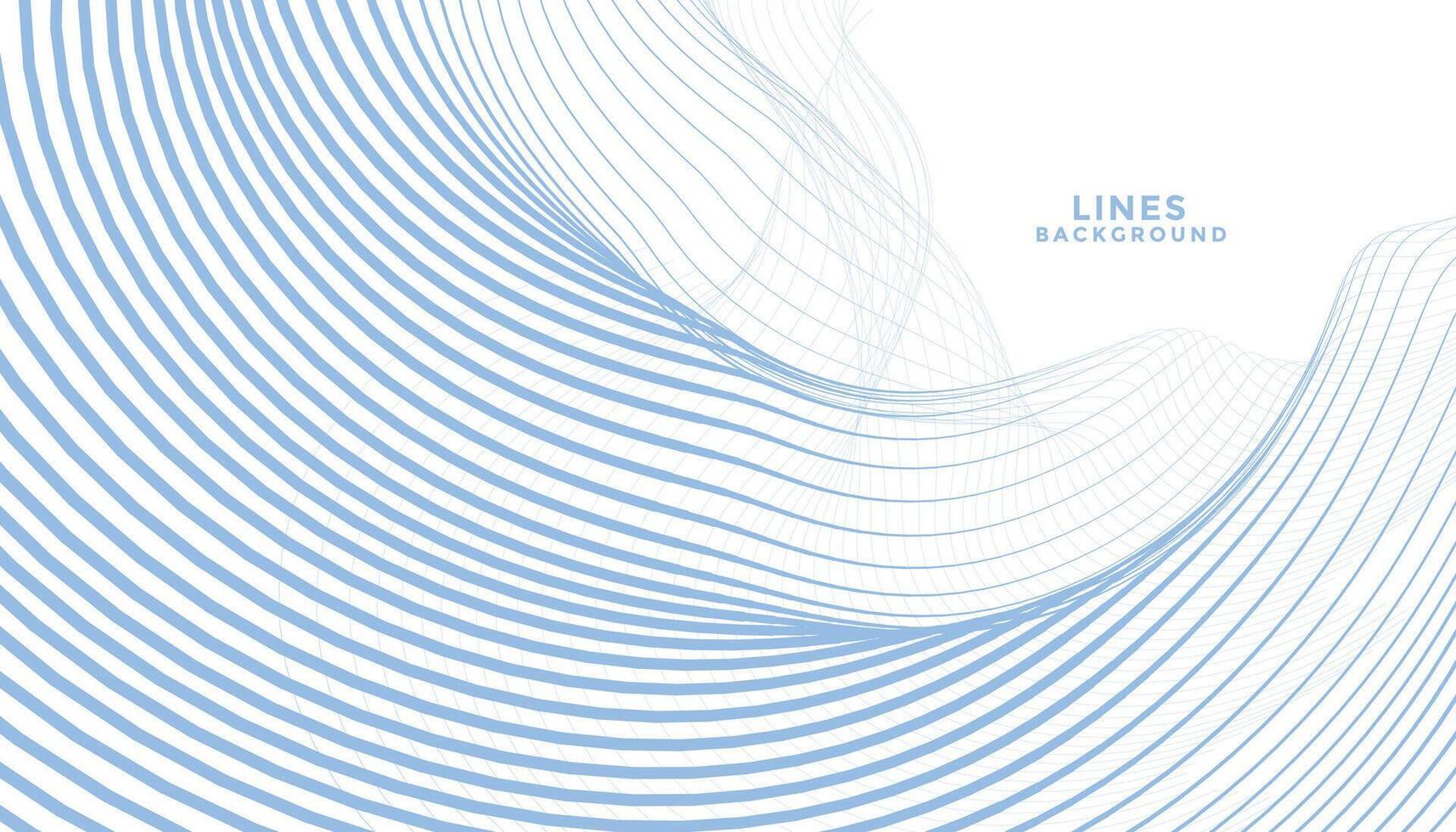 abstract blauw golvend lijnen vloeiende achtergrond ontwerp vector