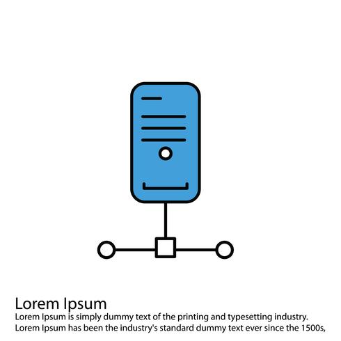 Vector cpu-pictogram