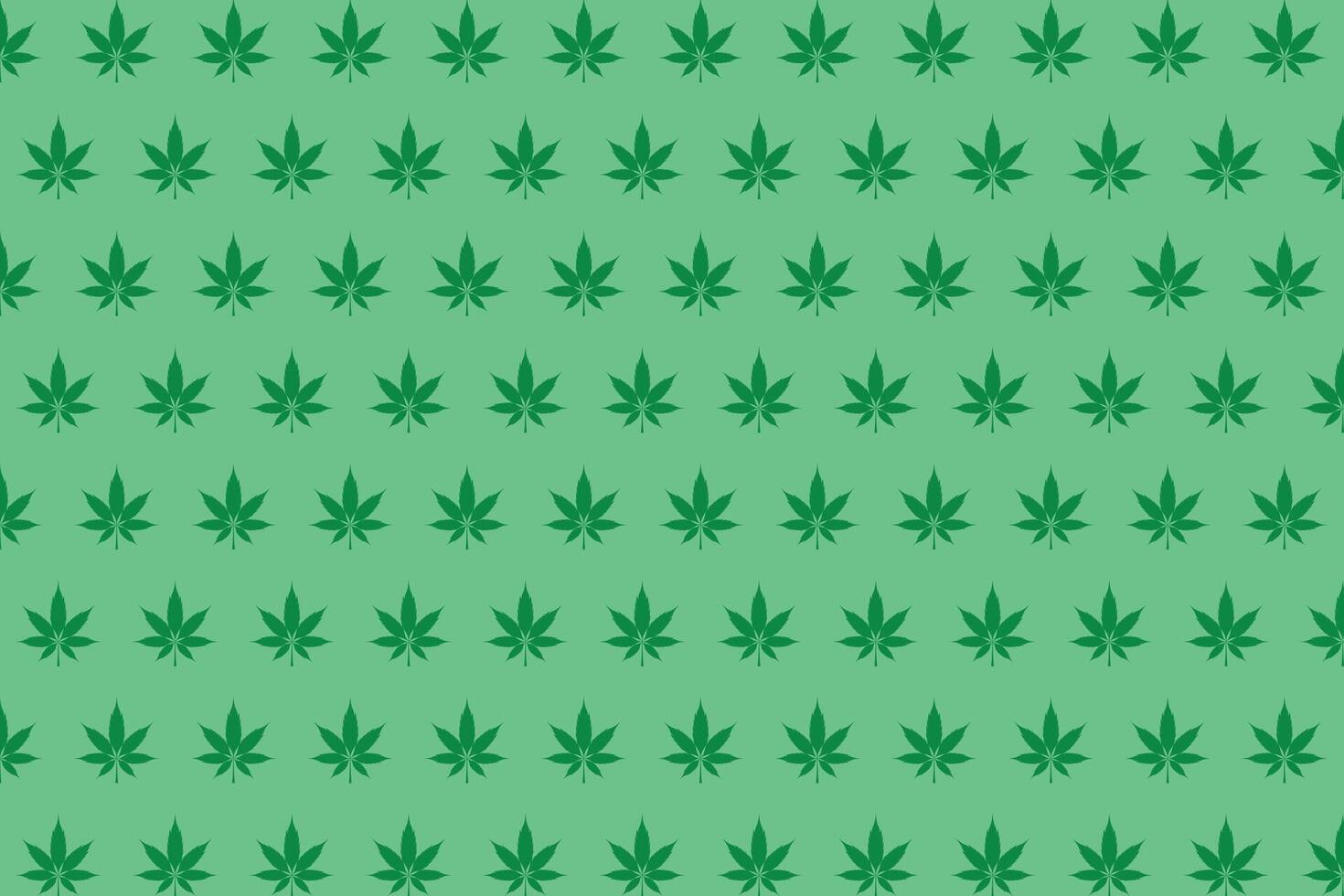 marihuana onkruid bladeren groen patroon achtergrond vector