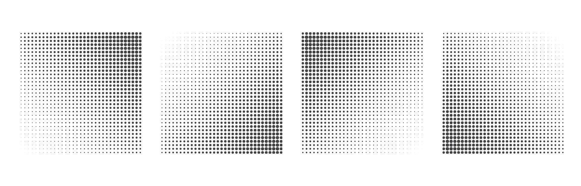 abstract grunge halftone plein vormen achtergrond ontwerp vector