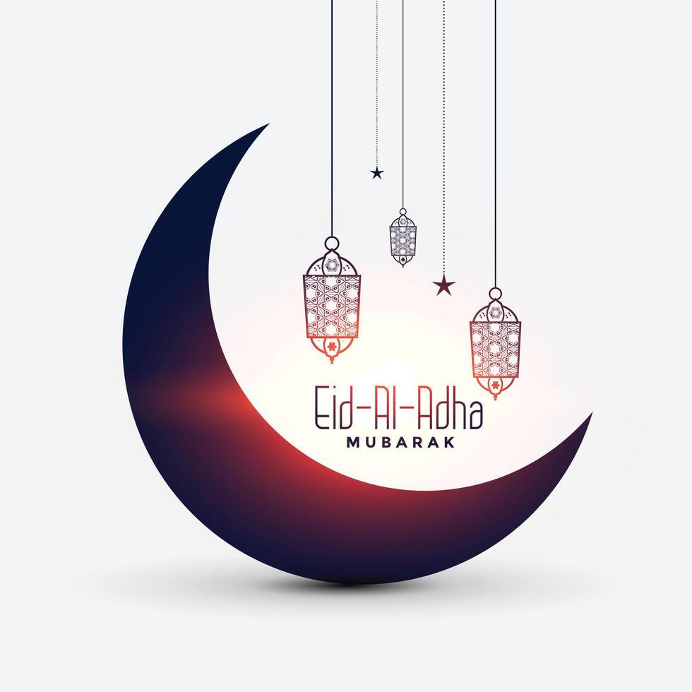 mooi hoor eid al adha Bakri festival kaart ontwerp vector