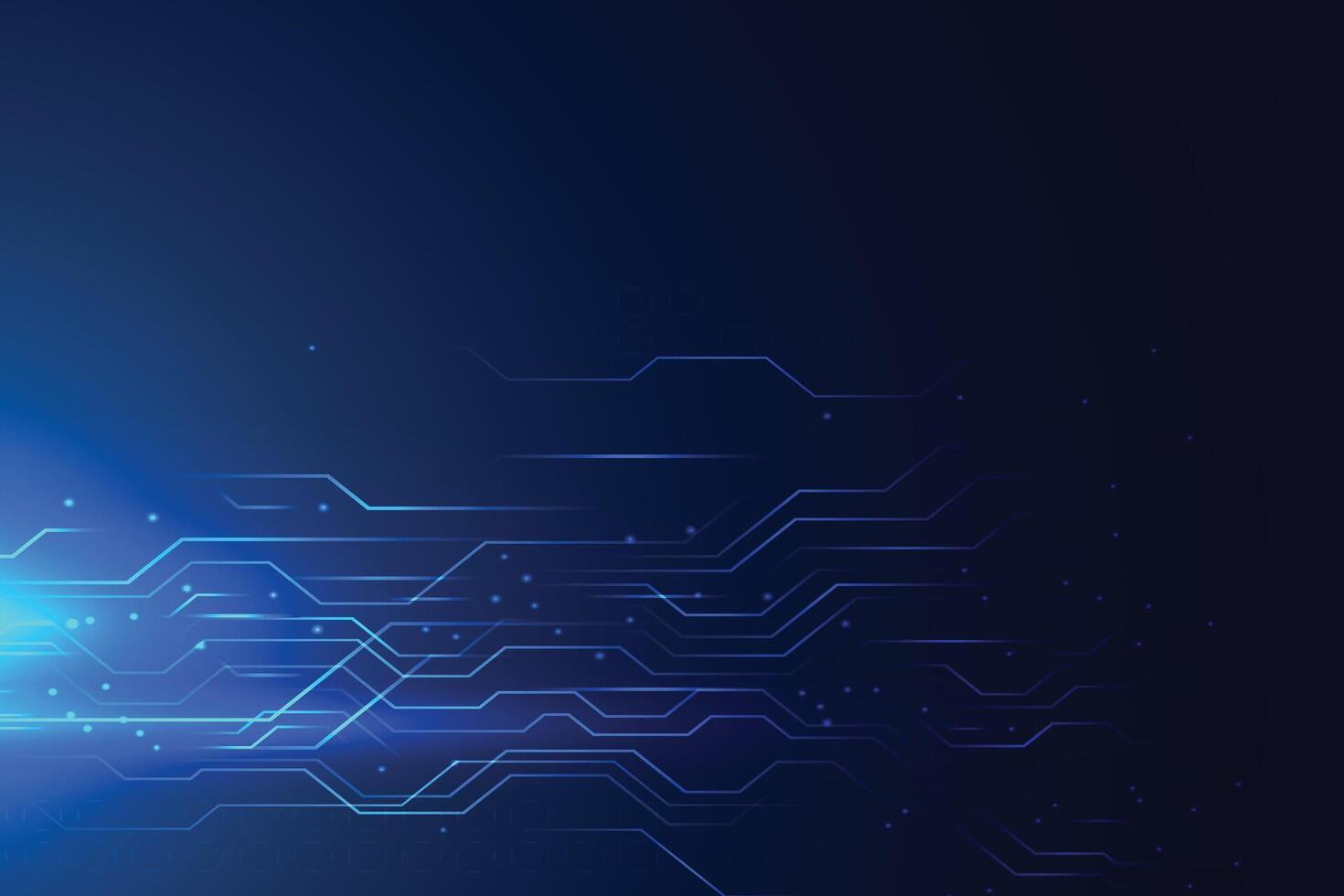 blauw technologie stroomkring diagram gloeiend lijnen achtergrond vector