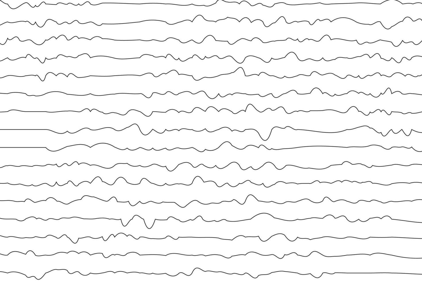 golvend lijn geïsoleerd Aan vlak abstract achtergrond vector