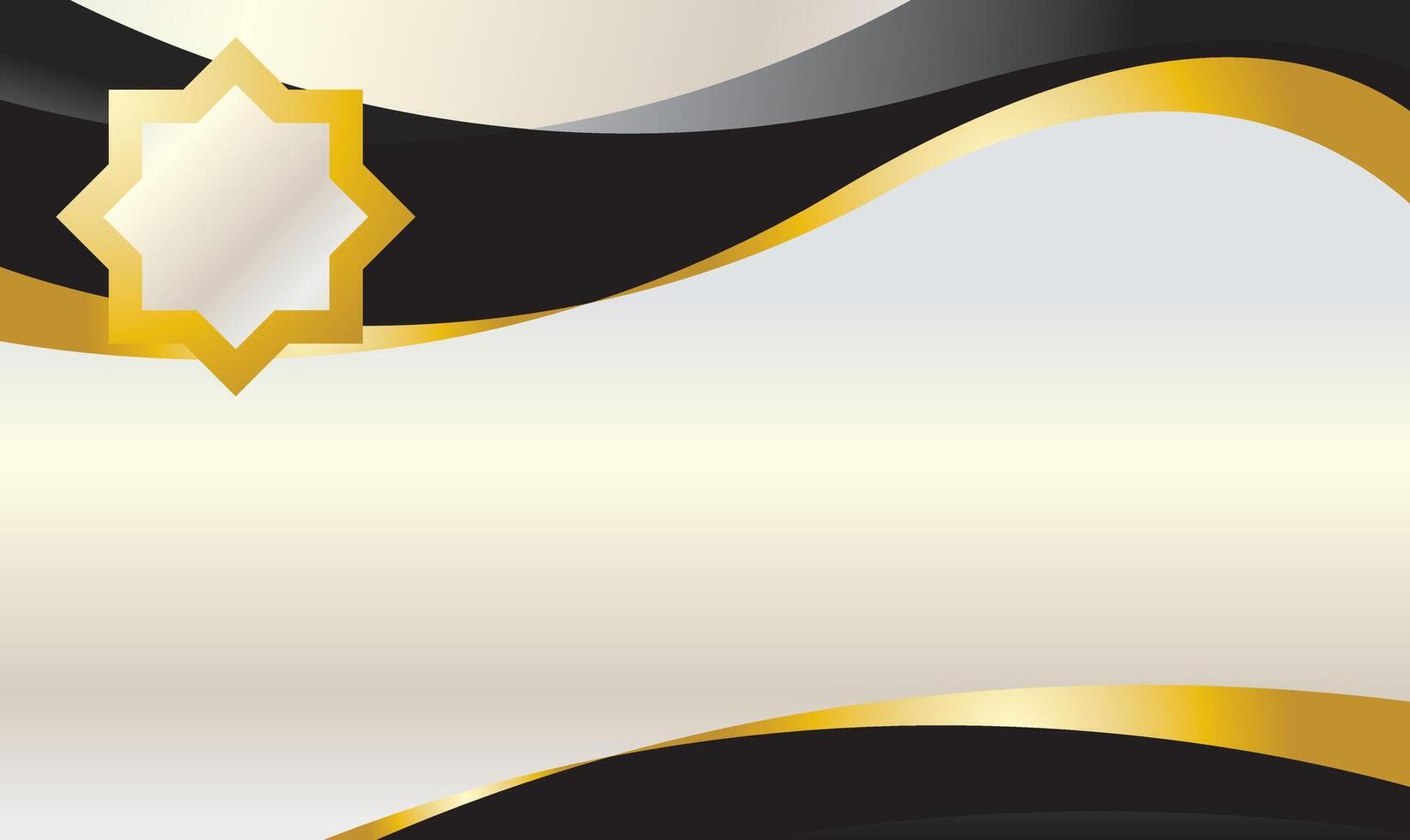 abstract achtergrond luxe zwart en gouden certificaat sjabloon ontwerp vector