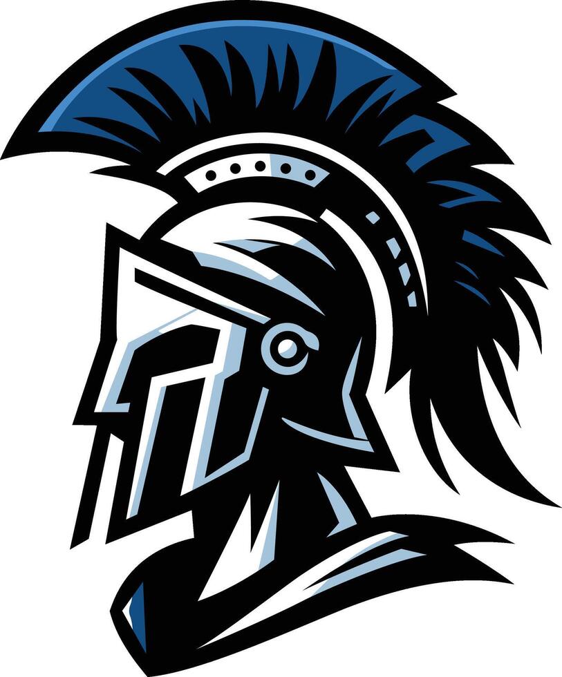 gladiator helm logo vector