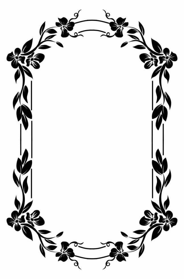 vintage ornamentframe. decoratieve grenskaders, scheidingswand in retrostijl. elegante vintage frame en bruiloft ornamenten geïsoleerde iconen vector set. kalligrafische filigraan zwarte inktranden collectie