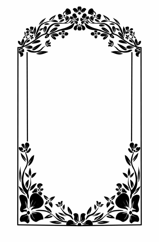 vintage ornamentframe. decoratieve grenskaders, scheidingswand in retrostijl. elegante vintage frame en bruiloft ornamenten geïsoleerde iconen vector set. kalligrafische filigraan zwarte inktranden collectie