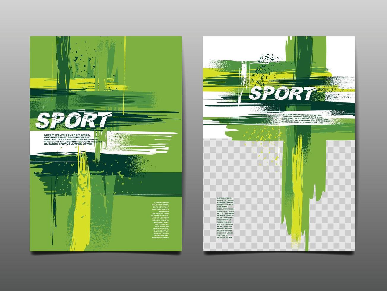 sport ontwerp lay-out ,sjabloon ontwerp, sport achtergrond, groen toon vector