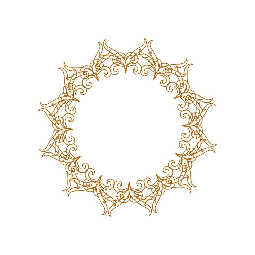 cirkel ornament logo vector