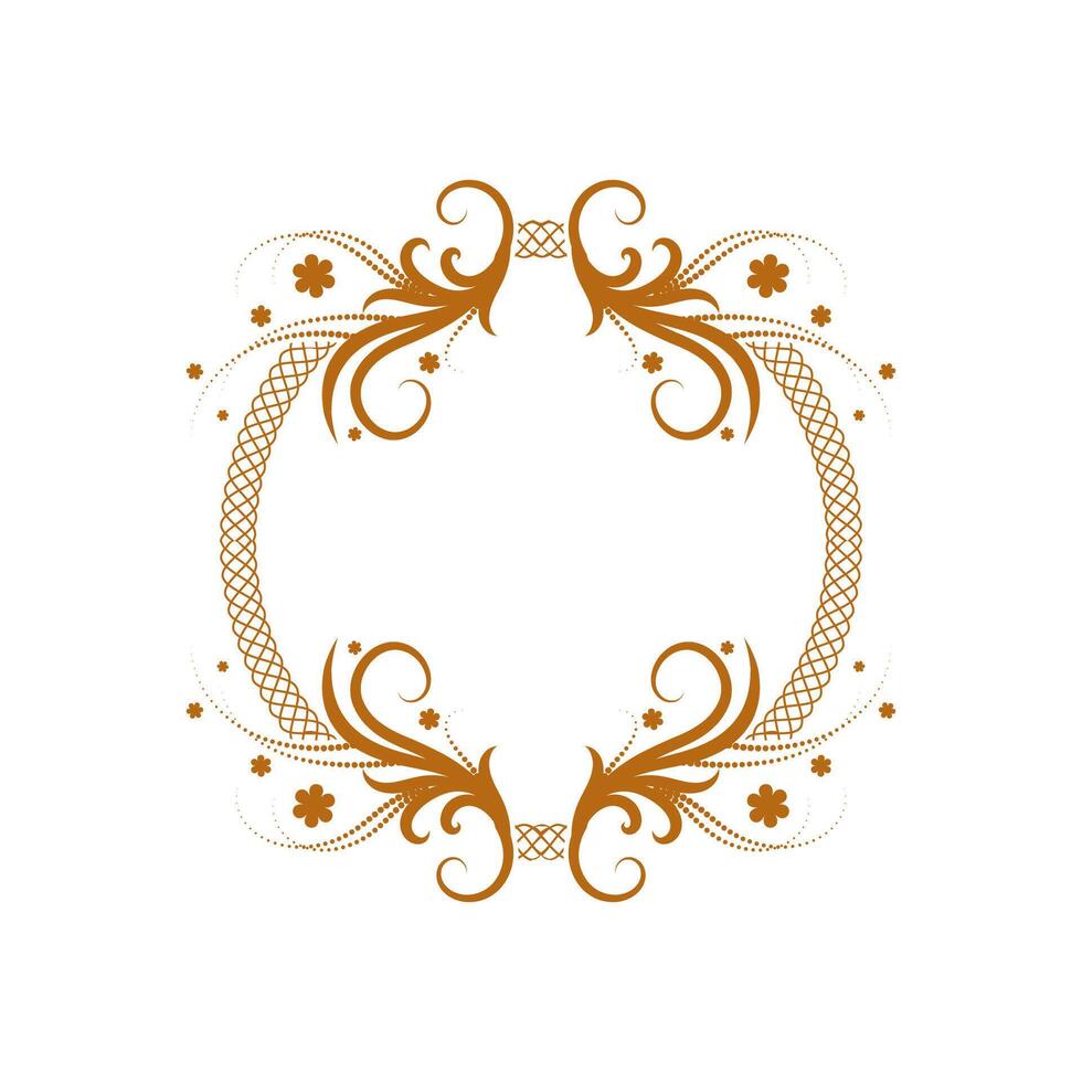 cirkel ornament logo vector