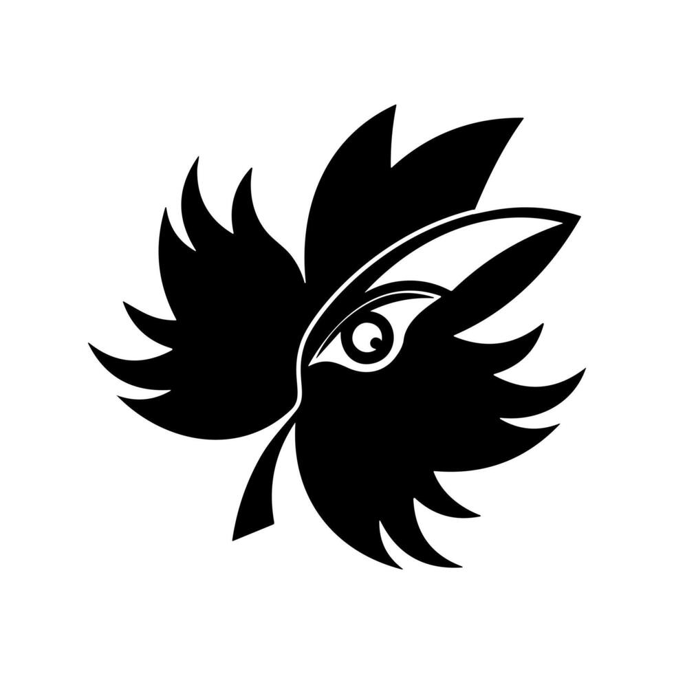 esdoorn- blad logo vector, esdoorn- blad silhouet vector