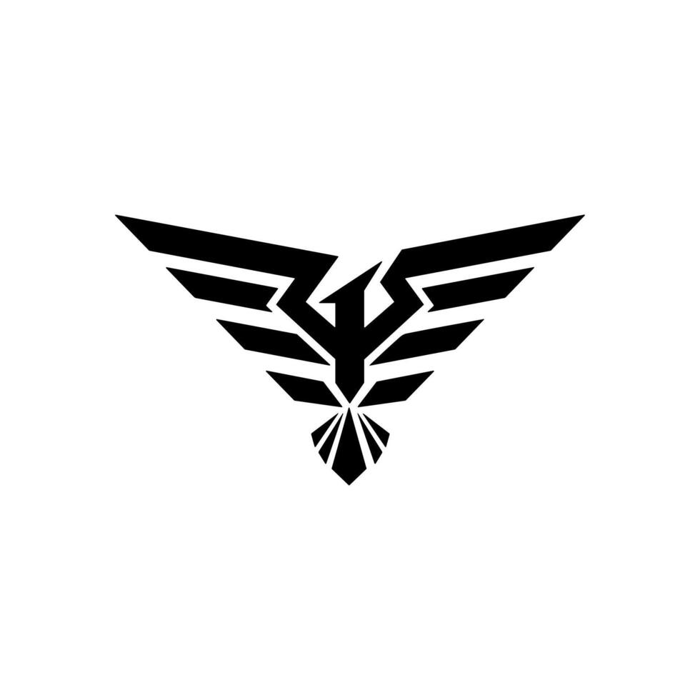 Feniks logo vector, Feniks silhouet vector